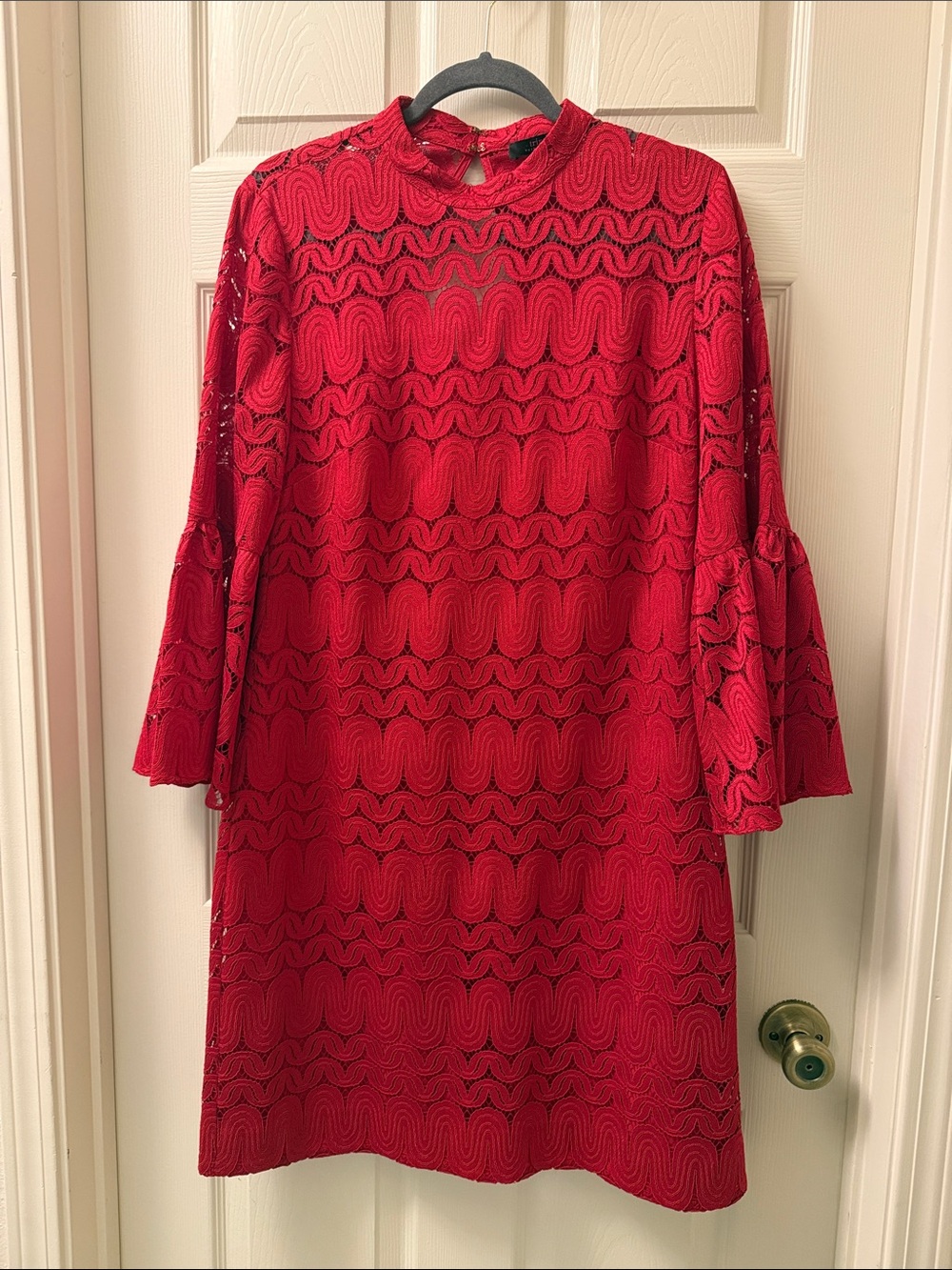 Trina Turk Ruby Rose Twist Shift Dress size 10
